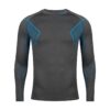 Bielizna termoaktywna męska ALPINUS ACTIVE BASE LAYER SET szaro-niebieska - obrazek 3