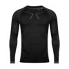 Bielizna termoaktywna męska Alpinus Tactical Base Layer Set CZARNO-SZARA - obrazek 3