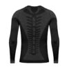 Bielizna termoaktywna męska Alpinus Tactical Base Layer Set CZARNO-SZARA - obrazek 6