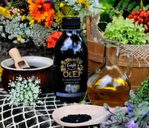 GAJA Olej z czarnuszki nierafinowany, 100% naturalny