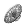 Tortownica kryształowa patera Gwiazdy 29,5 cm CRYSTAL JULIA - obrazek 2